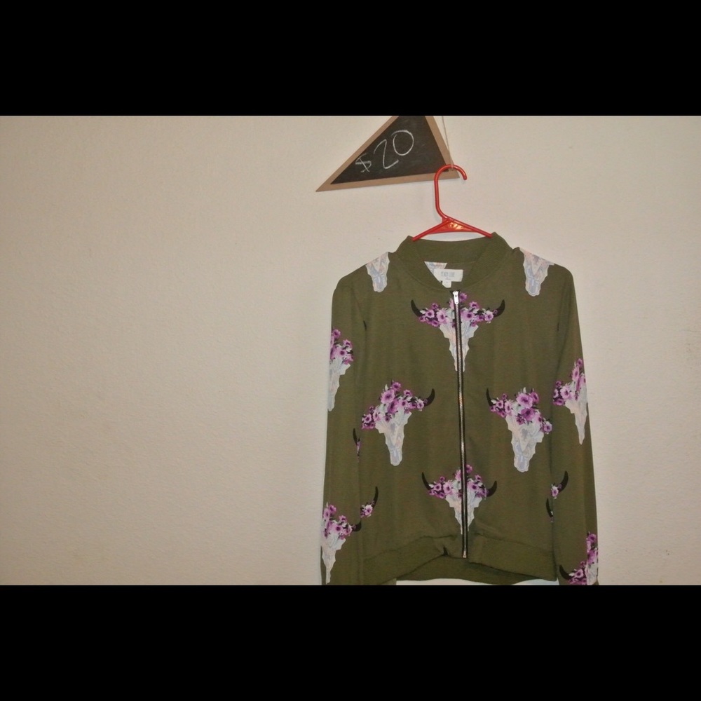 bull skull jacket